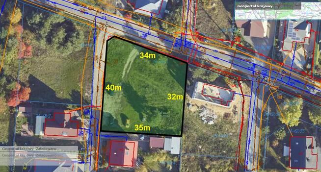 Działka usługowa Rożno-Parcele, gm. Aleksandrów Kujawski