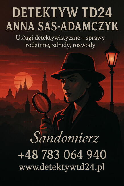 Detektyw TD24 Anna Sas-Adamczyk – Sandomierz i okolice