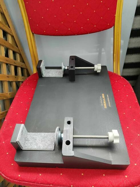 Stolik do łóżka taca przyłóżkowy drewniany czarny półka