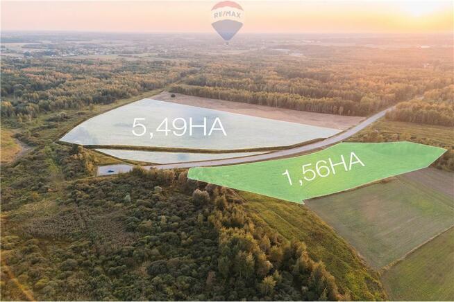 Działka komercyjna w Podborzu k. Mielca - 5,5 HA