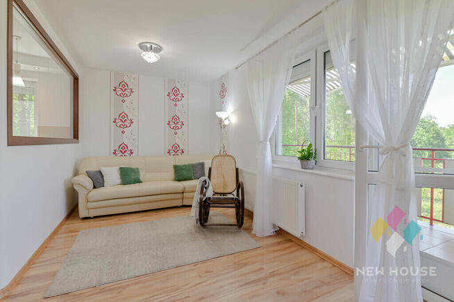 Słupy, dwupoziomowe mieszkanie, balkon, m.post.