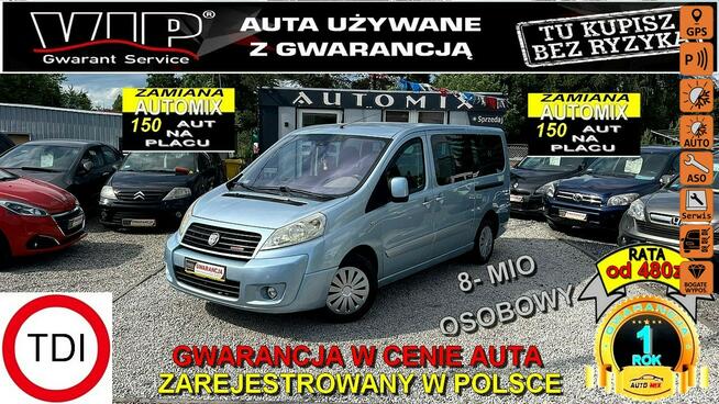 Fiat Scudo LONG!!  2,0HDI 140KM ,2xdrzwi,Panorama,!8Os GWARANCJA/ZAMIANA