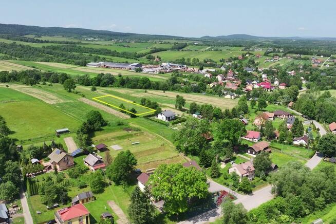 Działka budowlana Zahutyń gm. Zagórz,
