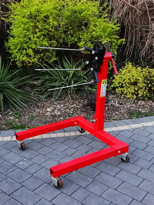 Motorowy stojak warsztatowy wózek do montażu silnika skrzyni