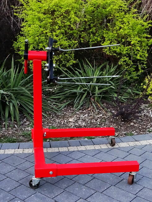 Motorowy stojak warsztatowy wózek do montażu silnika skrzyni