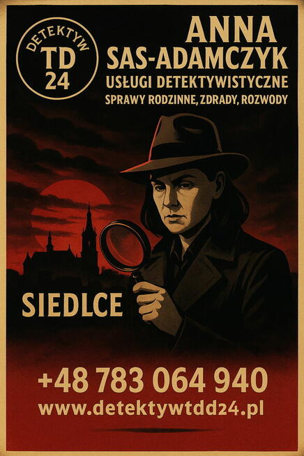 Detektyw TD24 Anna Sas-Adamczyk – Siedlce i okolice