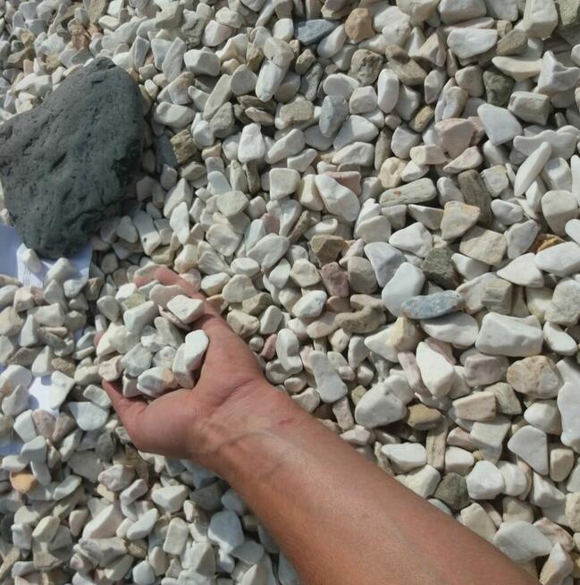 JASNE KRUSZYWO ZWIR GRUS DO OGRODU CZYSTY PŁUKANY PRODUCENT