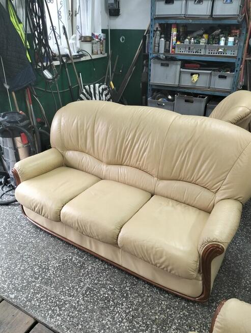 Skórzany Zestaw Wypoczynkowy