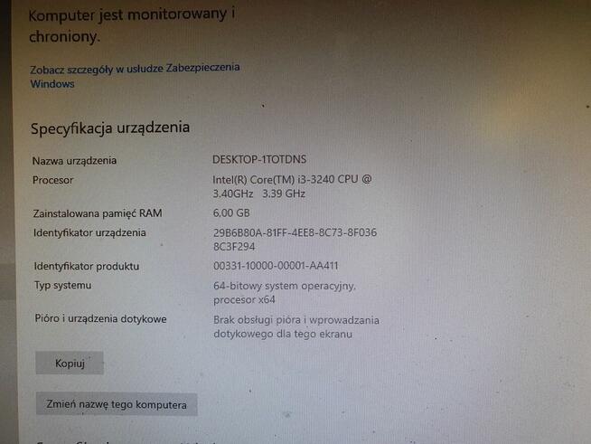 Sprzedam komputer stacjonarny