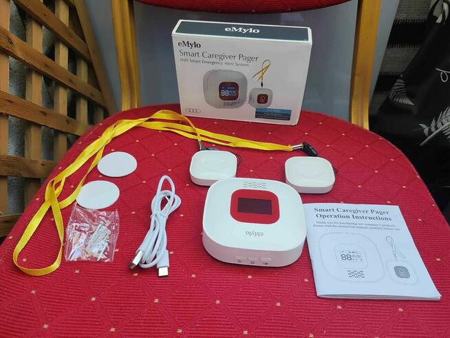 eMylo Telefon Alarmowy dla seniora WiFi SOS Pager Dzwonek