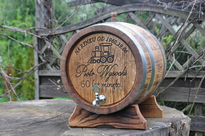 Antałek Beczka Drewniana Dębowa 5 L 10 L Grawer Opalanie