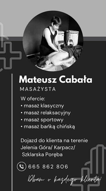 Masaż z dojazdem do Domu. JELENIA GÓRA I OKOLICE :)