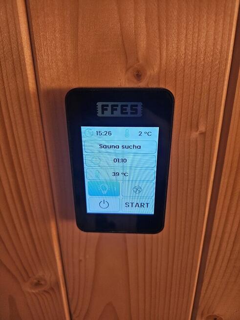 Sauna ogrodowa Premium z przedsionkiem oraz tarasem + balia