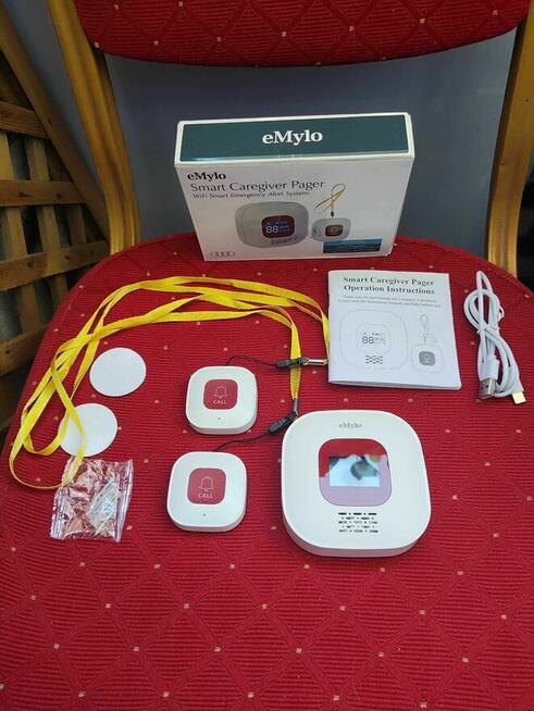 eMylo Telefon Alarmowy dla seniora WiFi SOS Pager Dzwonek