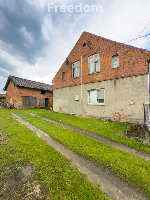 Dom z czerwonej cegły z 1938 r. Barczewko