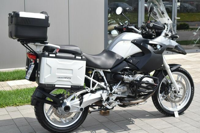BMW R 1200 GS oryginalny stan, 3 kufry, wys. szyba, gmole, LED, z DE