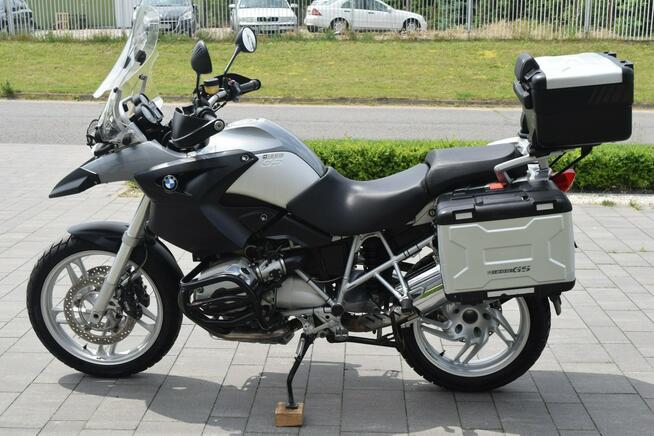 BMW R 1200 GS oryginalny stan, 3 kufry, wys. szyba, gmole, LED, z DE