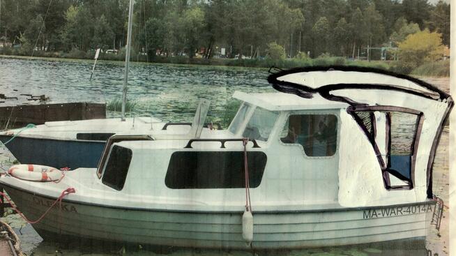 Łódź kabinowa, silnik Volvo i wózek. SPADEK CENY CO DZIEŃ.