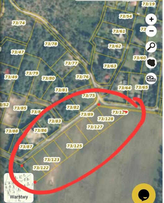 Działki w spokojnej okolicy