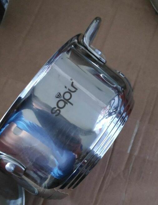 Garnki stalowe Sapir 9 el + ściereczki+ łyżeczki+ obieraczka