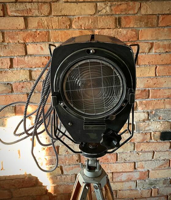 Lampa loft Vintage teatralna lata 70
