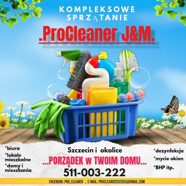 Profesjonalne kompleksowe SPRZĄTANIE