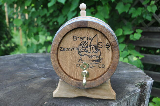 Beczka Dębowa 20 L 100% szczelna na bimber whisky wino