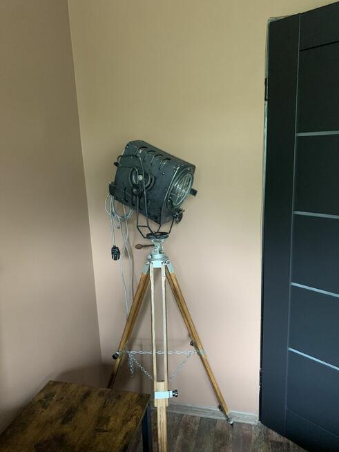 Lampa loft Vintage teatralna lata 70”