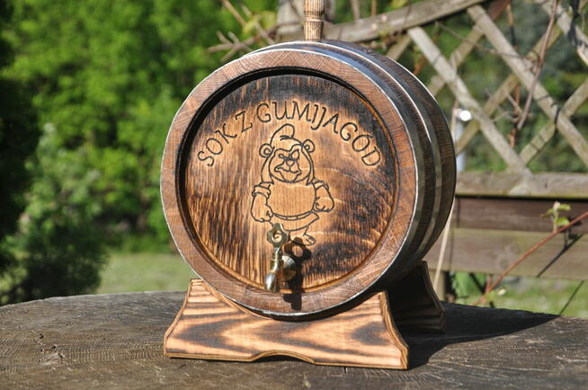 Beczka Dębowa 15 L 100% szczelna na alkohol whisky bimber