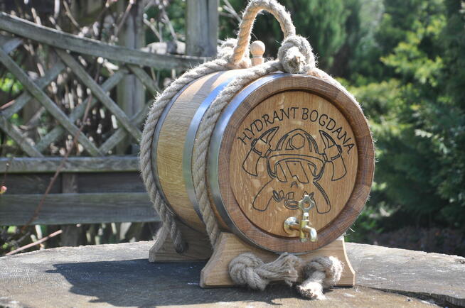 Antałek Beczka Drewniana Dębowa 5 L 10 L Grawer Opalanie