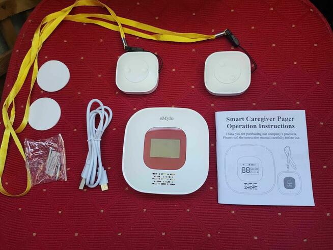 eMylo Telefon Alarmowy dla seniora WiFi SOS Pager Dzwonek