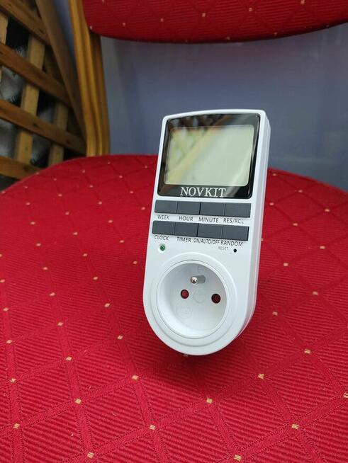 Programator czasowy Gniazdo Zegar Sterujący Timer Cyfrowy