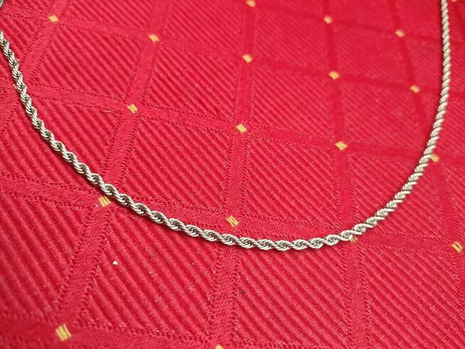 Łańcuszek Srebrny Naszyjnik Damski Męski wisiorek biżuteria