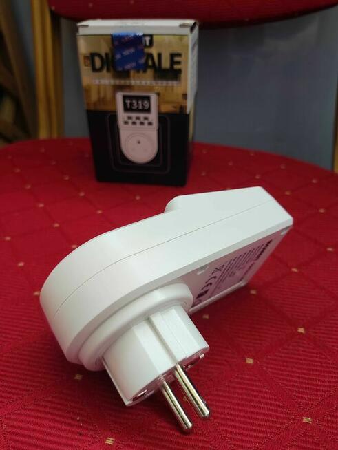 Programator czasowy Gniazdo Zegar Timer Cyfrowe LCD Cyfrowy