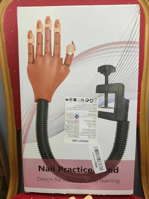 Ręka Treningowa do stylizacji paznokci sztuczna dłoń malowan