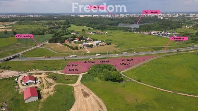 3 działki inwestycyjne przy obwodnicy Olsztyna