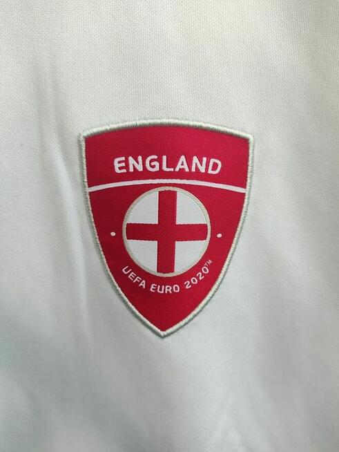 Koszulka Sportowa Piłkarska Anglia Biała Euro