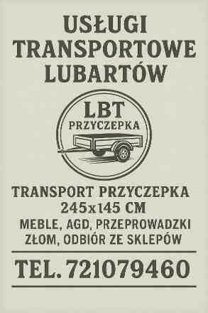 Transport przyczepką przeprowadzki, tanio i szybko