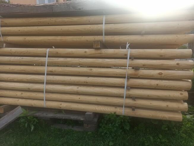 Palisada toczona słupki toczone ogrodzeniowe