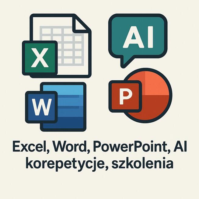 Excel / Word / PowerPoint / AI (Copilot, ChatGPT) KOREPETYCJE