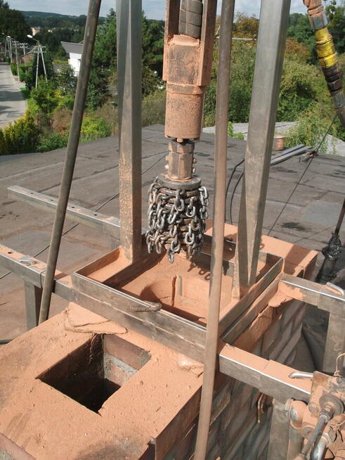 Frezarka kominowa do rozwiercania kominów Profesjonalna