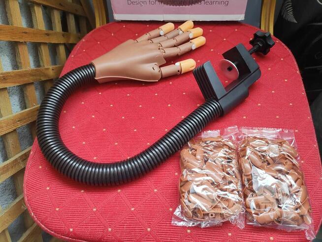 Ręka Treningowa do stylizacji paznokci sztuczna dłoń malowan