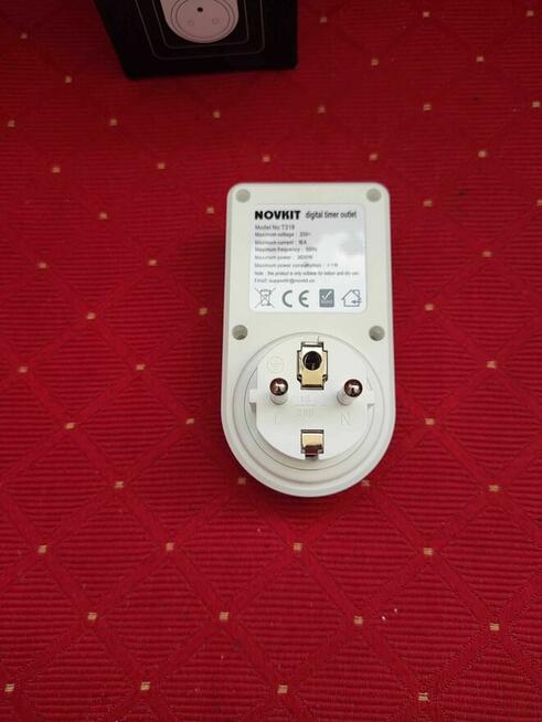 Programator czasowy Gniazdo Zegar Timer Cyfrowe LCD Cyfrowy