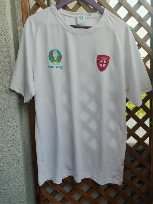 Koszulka Sportowa Piłkarska Anglia Biała Euro