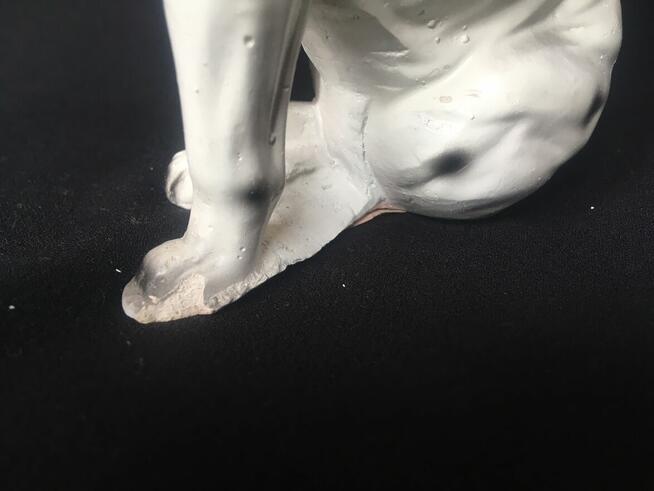 PRL figurka pies wyżeł metka Poznań PRL figurka pies wyżeł m