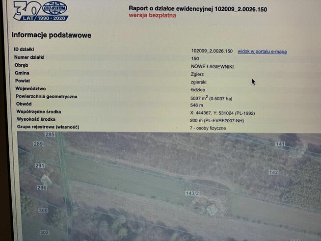 Sprzedam dzialke rolna