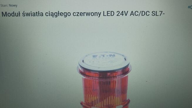 Moduł światła ciągłego czerwony