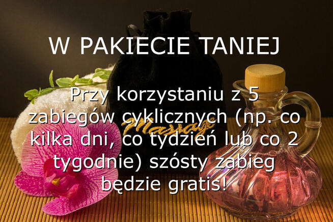 Masaż leczniczy sportowy relaksacyjny egzotyczny orientalny