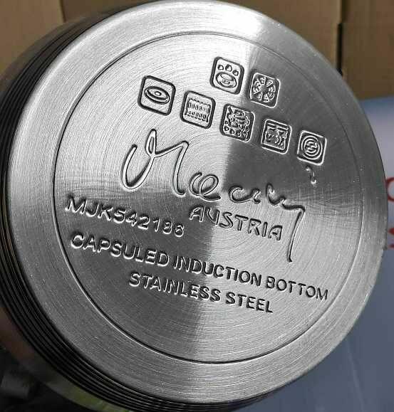 Garnki komplet z dużym garnkiem 8L