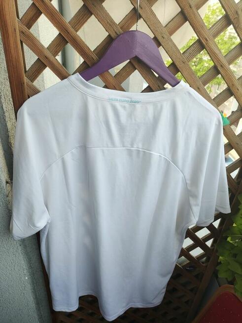 Koszulka Sportowa Piłkarska Anglia Biała Euro